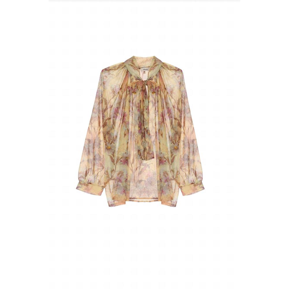 NEW DIXIE desert rose whisper blouse in multi